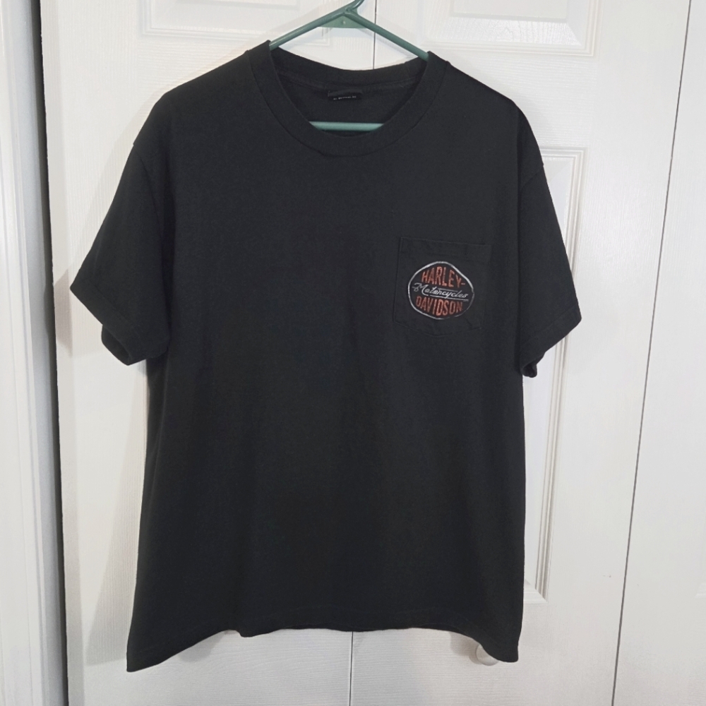 Harley-Davidson Men's Crew Neck T-Shirt "Adamec Orange Park, FL" ~ Pre-Owned